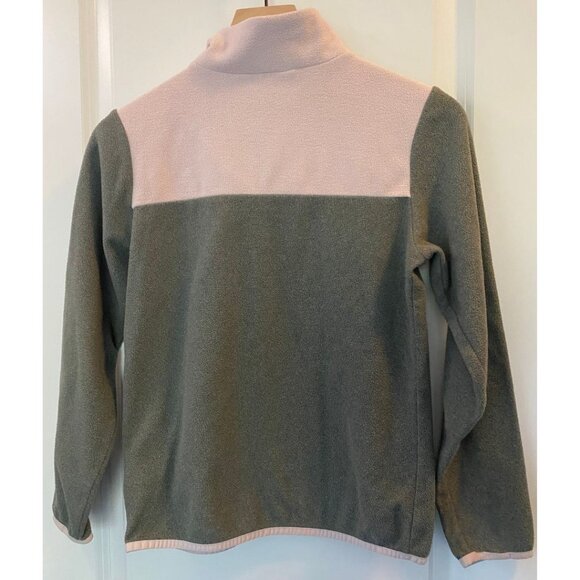 The North Face Glacier Quarter Snap Fleece Pullover Pink/Coral Girls Large YL - Picture 7 of 7
